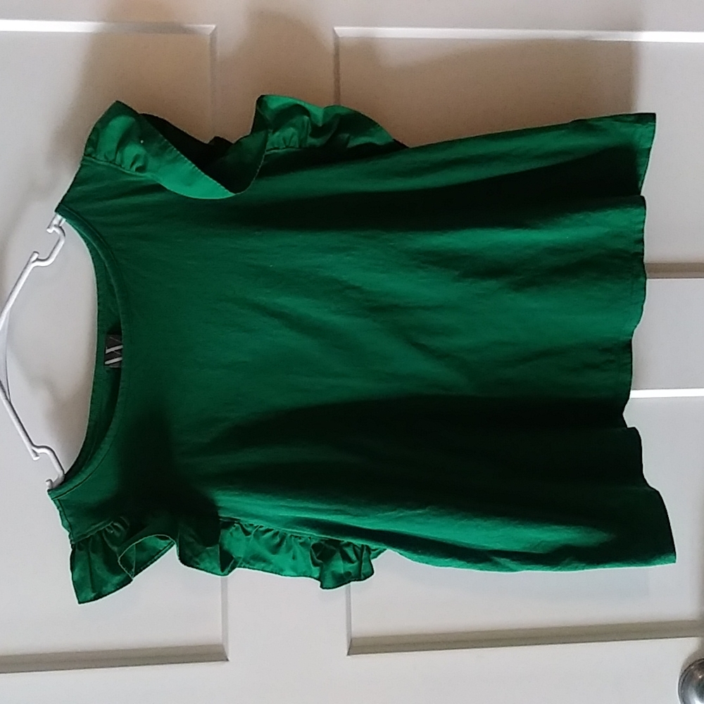 Lightly used ruffle sleeve top